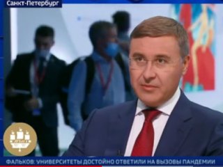«Россия-24». Глава Минобрнауки дал интервью на форуме «ПМЭФ-2021»