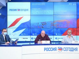 Онлайн-конференция в МИА «Россия сегодня» - Глобальное изменение климата. Фото: Ольга Мерзлякова / «Научная Россия»