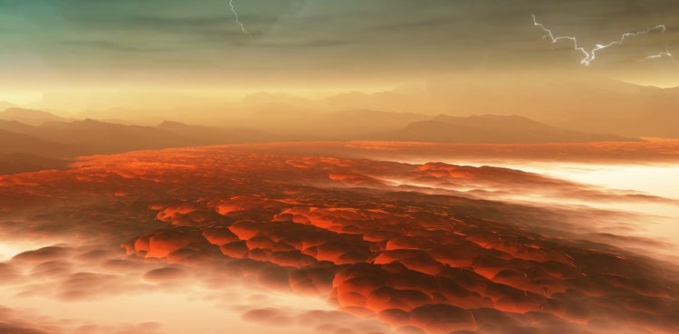 Фото: парниковый эффект на Венере.