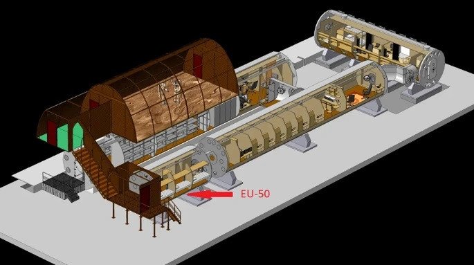 Схема наземного экспериментального комплекса ИМБП РАН, на базе которого проводился эксперимент. Источник: Ponomarev et al. / Scientific Reports, 2022
