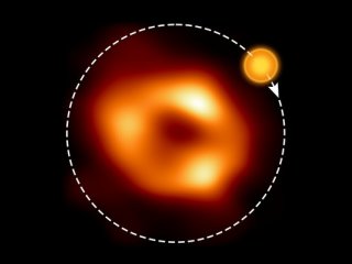 Астрономы ESO обнаружили пузырь горячего газа, вращающийся вокруг сверхмассивной черной дыры Млечного Пути