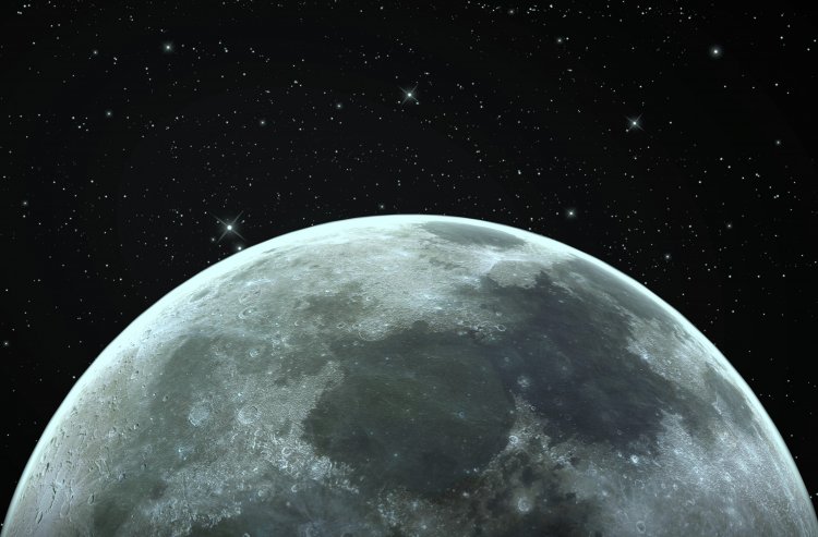 Снимки с «Луны-25» помогли оценить запасы воды в лунном кратере Зееман. Изображение: abidal / фотобанк 123RF