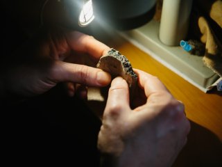 Запись лекции с кандидатом исторических наук Е.В. Сухановым. Фото: Ольга Мерзлякова / «Научная Россия»