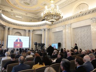 Московский академический экономический форум 2025 открылся в РАН. Фото: Ольга Мерзлякова / Научная Россия