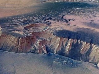 Естественный пескоструй как создатель марсианских каналов