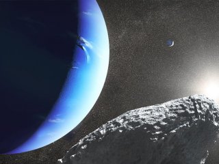 Самый маленький спутник Нептуна может быть осколком другой луны