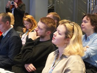 Третье заседание Квантового клуба журналистов под эгидой госкорпорации «Росатом». Фото: Анастасия Жукова / «Научная Россия»