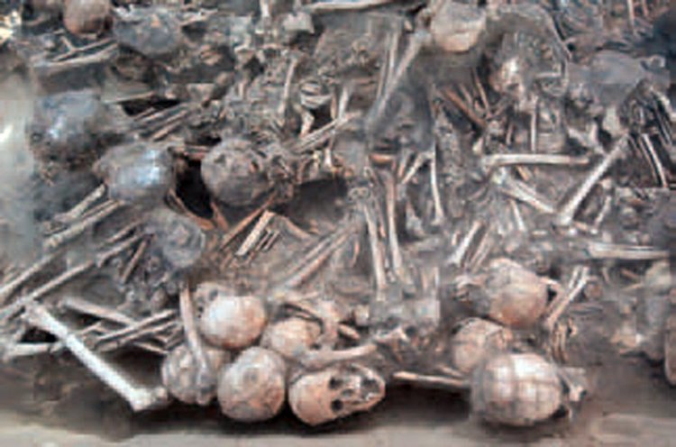 В доисторическом здании в Китае найдено около сотни скелетов