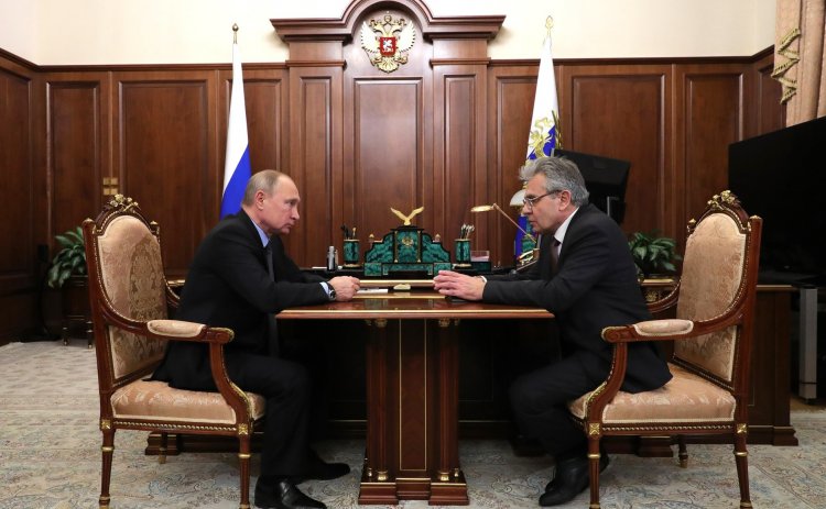 Владимир Путин провел рабочую встречу с президентом РАН