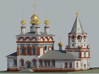 Информационная модель Богоявленской церкви в Соликамске