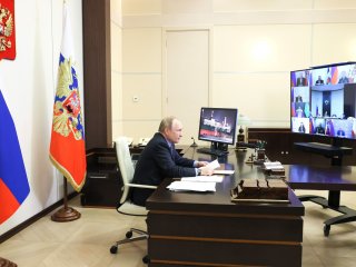 Заседание Российского организационного комитета "Победа".  Фото с официального сайта Президента России