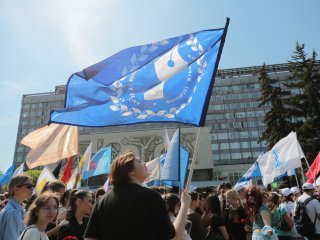 В МГУ почтили память защитников Отечества. Фото: Ольга Мерзлякова / Научная Россия