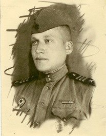 Сержант А.И. Жамойда, 1945 год