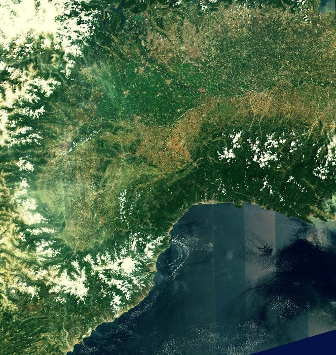 Спутник Sentinel-2A прислал первые цветные снимки Европы