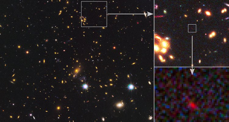 Звезды начали формироваться в далекой галактике спустя 250 миллионов лет после рождения Вселенной
