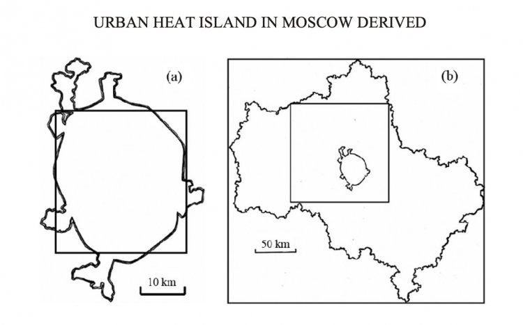Географы исследовали «поверхностный остров тепла» в Москве