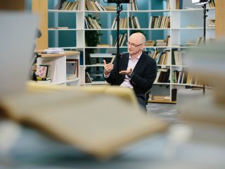 Доктор химических наук Д.А. Горин. Фото: Ольга Мерзлякова / «Научная Россия»