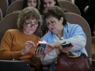 Всероссийский съезд преподавателей и учителей математики и биологии открылся в МГУ. Фото: Ольга Мерзлякова / Научная Россия