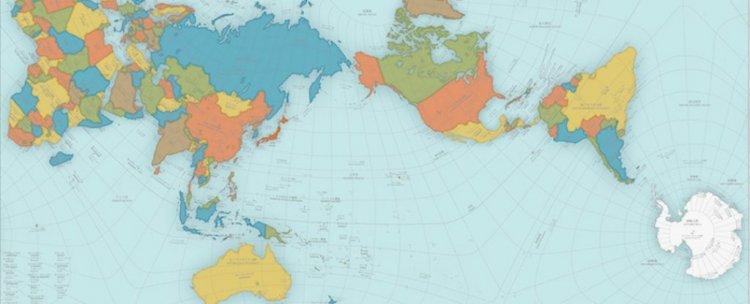 Новая карта мира на основе тетраэдра гораздо точнее традиционной